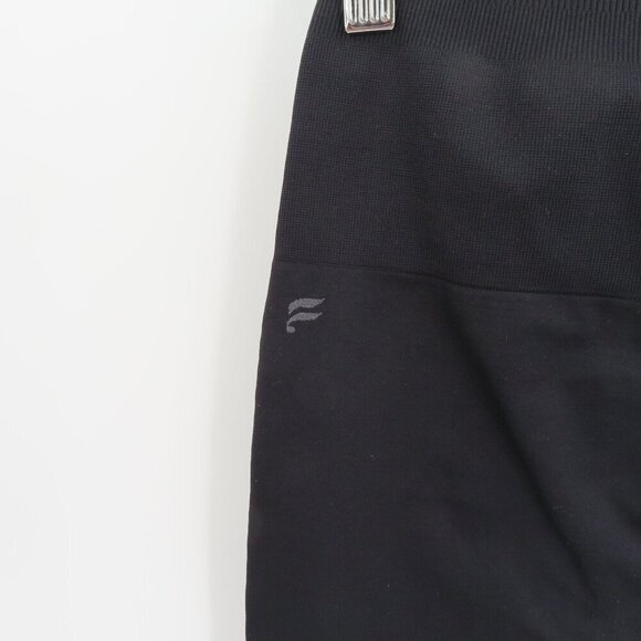 Fabletics Women Small Solid Black Perforated Calf Seamless Leggings PT1720206 - Picture 8 of 13